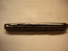 Challenge Cutlery Co Bridgeport - Long Pull Pen Knife - Bone Handles - Circa 1891-1928