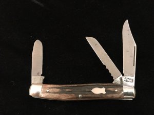 Schrade USA 890T Sambar Stag 