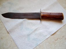 STAG HANDLED REENACTOR SIDE KNIFE