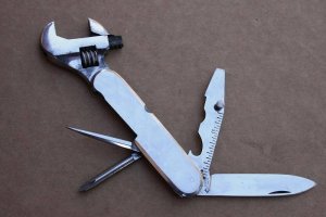 Vintage 1930s-1950s Lunawerk A. Feist Wrench Knife Multi-Tool