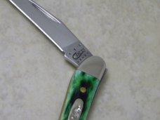 Case XX USA 2012 Pocket Worn Burnt Green Bone 610096 SS Tiny Toothpick Knife in Box