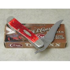 Case XX USA 2010 Dark Red Bone 61953L SS Russlock Knife in Box