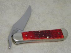 Case XX USA 2010 Dark Red Bone 61953L SS Russlock Knife in Box