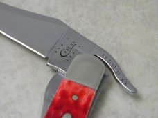 Case XX USA 2010 Dark Red Bone 61953L SS Russlock Knife in Box