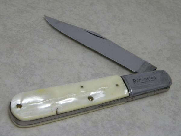 Remington Made in USA Cracked Ice Daddy Barlow Knife c.1930's