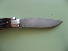 SCHATT & MORGAN #3 EXPRESS AUTO WORM GROOVE BONE DAMASCUS #2