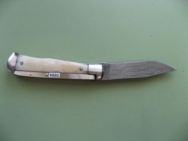 SCHATT & MORGAN #3 EXPRESS AUTO SMOOTH BONE DAMASCUS #1