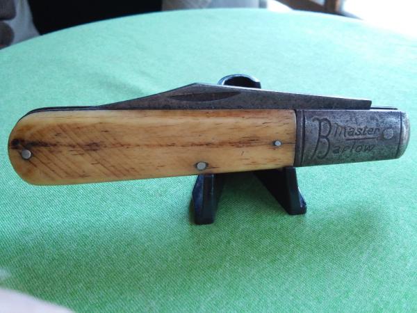 Grand Daddy Master Barlow by Colonial Saw Cut Bone handles   