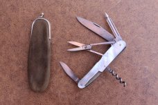 Rare Antique 1909 Victorinox VICTORIA Swiss Army Knife SAK Mother of Pearl
