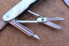 Rare Antique 1909 Victorinox VICTORIA Swiss Army Knife SAK Mother of Pearl