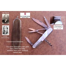 Rare Antique 1909 Victorinox VICTORIA Swiss Army Knife SAK Mother of Pearl