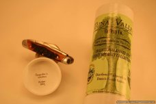 Tuna Valley Cutlery India Amber Stag Carpenter Whittler.   #487