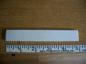 5" x 3/4" ceramic knife sharpening stone