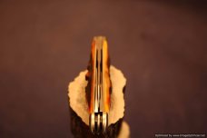 Tuna Valley Cutlery Amber Stag Humpback Whittler. 1 of 50.   #588