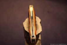 Tuna Valley Cutlery Amber Stag Humpback Whittler. 1 of 50.   #589