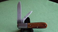 C.F. Wolfertz & Co. Allentown Pa.    2 Blade Barlow  Bone handles