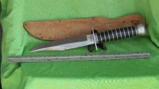 PIC Fixed Blade "Sheriff Knife" by Linder Brothers Circa 1950's #2