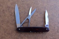 Rare WENGER TAHARA 1910 Trademark Swiss Army Knife SAK (Victorinox) FauxTortoise