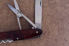 Rare WENGER TAHARA 1910 Trademark Swiss Army Knife SAK (Victorinox) FauxTortoise