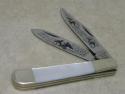 American Blade Japan Pearl "Yours for Life" Trapper Knife