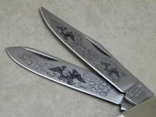 American Blade Japan Pearl "Yours for Life" Trapper Knife