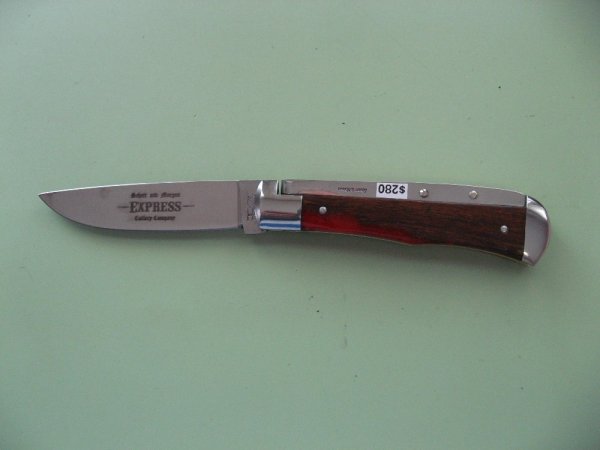SCHATT & MORGAN #3 EXPRESS AUTO RED SHOCKWOOD DROP POINT 