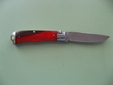 SCHATT & MORGAN #3 EXPRESS AUTO RED SHOCKWOOD DROP POINT 