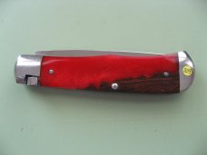SCHATT & MORGAN #3 EXPRESS AUTO RED SHOCKWOOD DROP POINT 