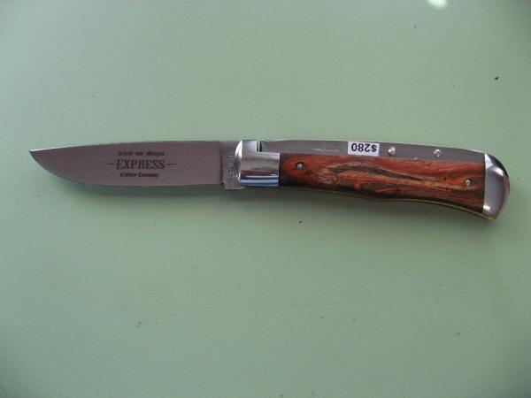 SCHATT & MORGAN #3 EXPRESS AUTO MARVEL WOOD DROP POINT 
