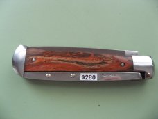SCHATT & MORGAN #3 EXPRESS AUTO MARVEL WOOD DROP POINT 