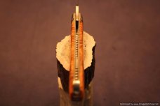 Todd Davison Dyed Box Elder Burl Folder. #1540