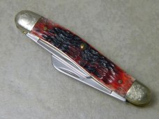 Case XX USA 2010 Crimson Bone 6318 Series XXV SS Limited Edition Stockman Knife 