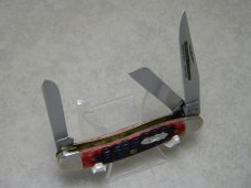 Case XX USA 2010 Crimson Bone 6318 Series XXV SS Limited Edition Stockman Knife 