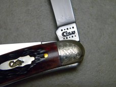 Case XX USA 2010 Crimson Bone 6318 Series XXV SS Limited Edition Stockman Knife 