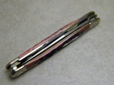 Case XX USA 2010 Crimson Bone 6318 Series XXV SS Limited Edition Stockman Knife 