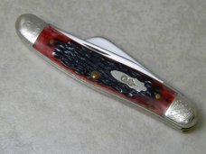 Case XX USA 2010 Crimson Bone 6318 Series XXV SS Limited Edition Stockman Knife 