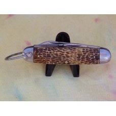 WW II era Scout Knife Pal Blade Co. Brown Bone Handles