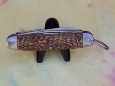 WW II era Scout Knife Pal Blade Co. Brown Bone Handles      