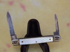 Atlantic Cutlery Co. Pearl and silver pen knife     
