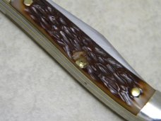 Kutmaster Utica Cut. Co. Utica NY Jigged Delrin Peanut Knife