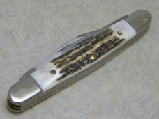 Parker Edwards Alabama, USA Eagle Brand Genuine Stag 95143 Stockman Knife in Box c.1980's