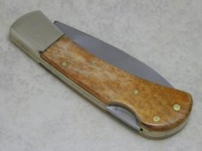 Parker Cut. Co. Surgical Steel Japan Smooth Bone Wildlife Series "The Cub" Lockback Knife in Box