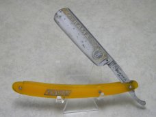 Vintage KAMA Solingen #78 Amber Round Extra Hollow Ground Straight Razor