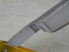 Vintage KAMA Solingen #78 Amber Round Extra Hollow Ground Straight Razor