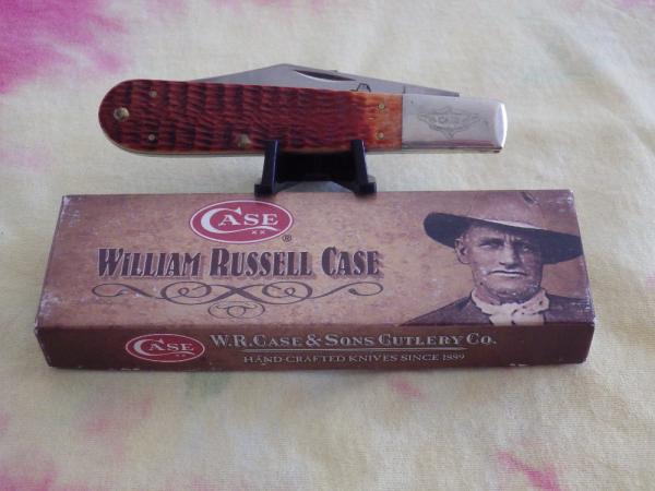 Case  Grand Daddy Barlow Barn Chestnut  Jigged bone William Russell Case Edition 2008   6143 ss     
