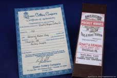 Schatt & Morgan Cutlery #02 Large Coke Bottle Factory Sample Short Run. 1 of 9.  # 913