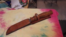 Large Brusletto fixed blade knife 