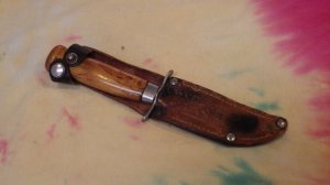 Vintage G.C.&Co  MORA 501 Knife-Made-in-Sweden-Original-Leather-Sheath