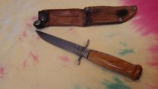 Vintage G.C.&Co  MORA 501 Knife-Made-in-Sweden-Original-Leather-Sheath