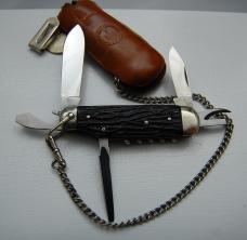 Boker With Leather Purse & Belt Chain Scout/Utility (163)